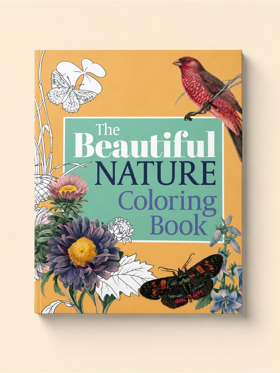 Scholastic Other - The Beautiful Nature Coloring Book